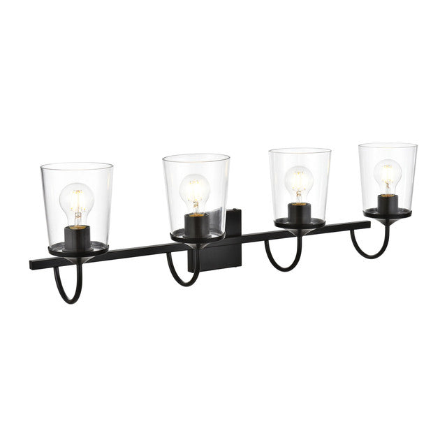 Elegant Lighting Avani 4 Light 33" Vanity Light