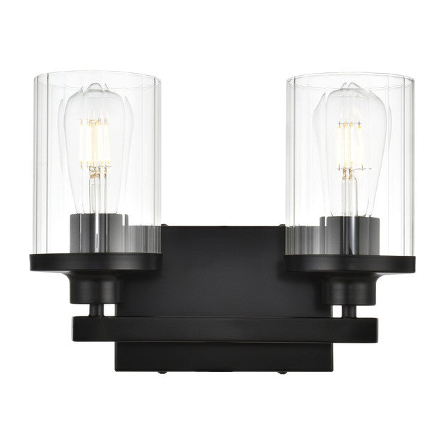 Elegant Lighting Saanvi 2 Light 12" Vanity Light