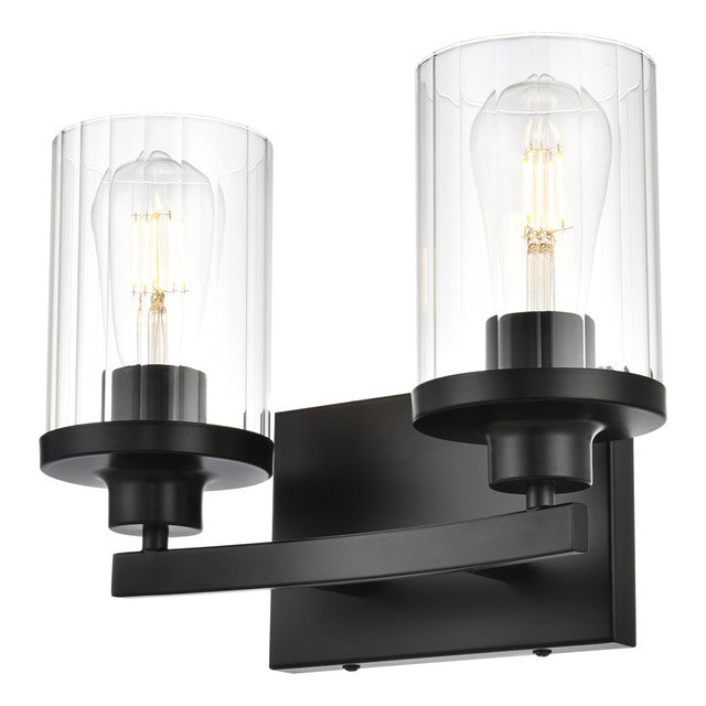 Elegant Lighting Saanvi 2 Light 12" Vanity Light