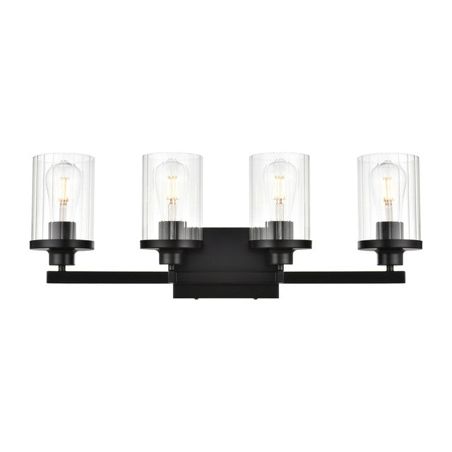 Elegant Lighting Saanvi 4 Light 25" Vanity Light