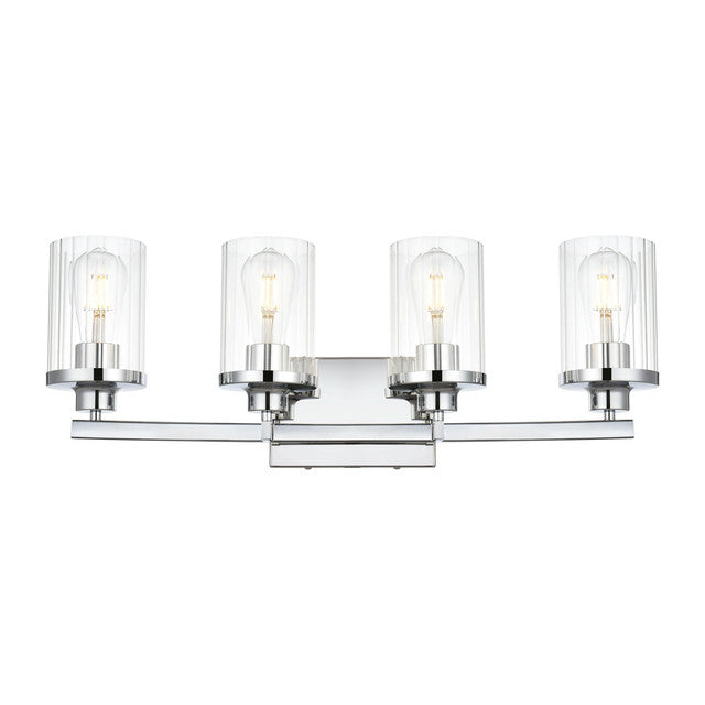 Elegant Lighting Saanvi 4 Light 25" Vanity Light