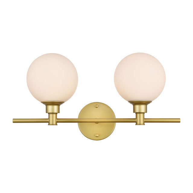 Elegant Lighting Cordelia 2 Light 19" Vanity Light