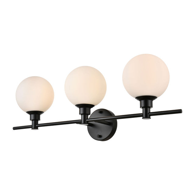 Elegant Lighting Cordelia 3 Light 28" Vanity Light