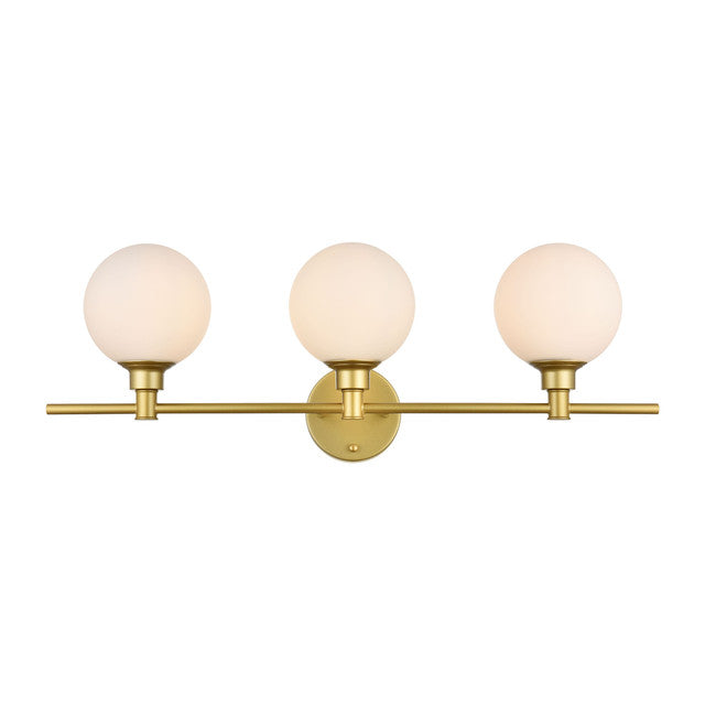 Elegant Lighting Cordelia 3 Light 28" Vanity Light