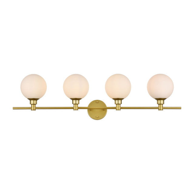 Elegant Lighting Cordelia 4 Light 38" Vanity Light