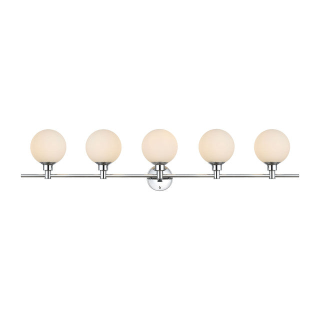 Elegant Lighting Cordelia 5 Light 47" Vanity Light