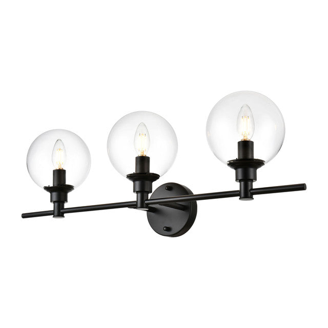 Elegant Lighting Jaelynn 3 Light 28" Vanity Light