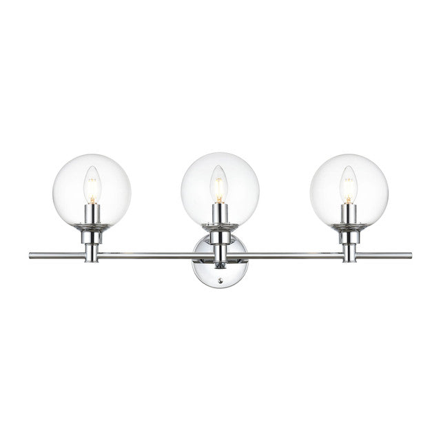 Elegant Lighting Jaelynn 3 Light 28" Vanity Light