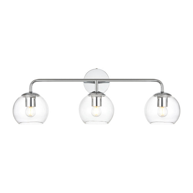 Elegant Lighting Genesis 3 Light 28" Vanity Light