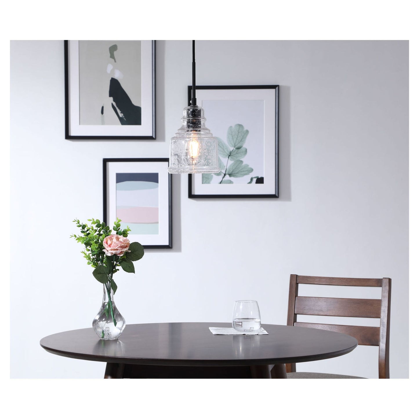 Elegant Lighting Pierce 1 Light 6" Pendant