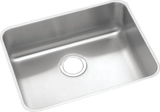 Elkay ELUH2115 - Elkay Lustertone Classic Stainless Steel 23-1/2" x 18-1/4" x 7-1/2", Single Bowl Un
