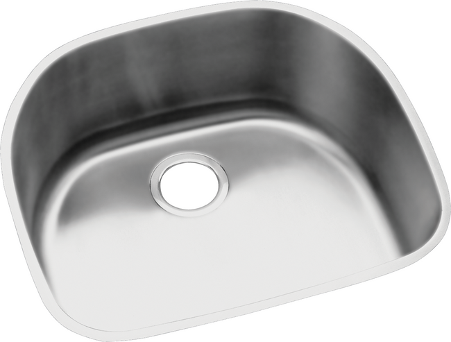 Elkay ELUH2118 - Elkay Lustertone Classic Stainless Steel 23-5/8" x 21-1/4" x 7-1/2", Single Bowl Un