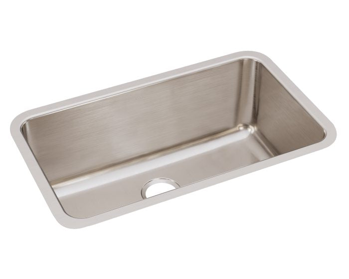 Elkay ELUH281612 - Elkay Lustertone Classic Stainless Steel 30-1/2" x 18-1/2" x 11-1/2", Single Bowl