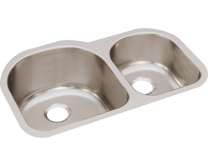Elkay ELUH311910R - 18 Gauge Stainless Steel 31.25" x 20" x 10" Double Bowl Undermount Kitchen Sink