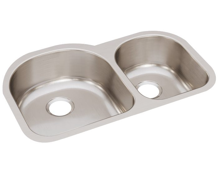 Elkay ELUH3119R - 18 Gauge Stainless Steel 31.25" x 20" x 7.5" Double Bowl Undermount Kitchen Sink