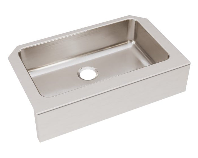 Elkay ELUHFS2816 - 18 Gauge Stainless Steel 33" x 20.5" x 8" Single Bowl Farmhouse Undermount Kitche