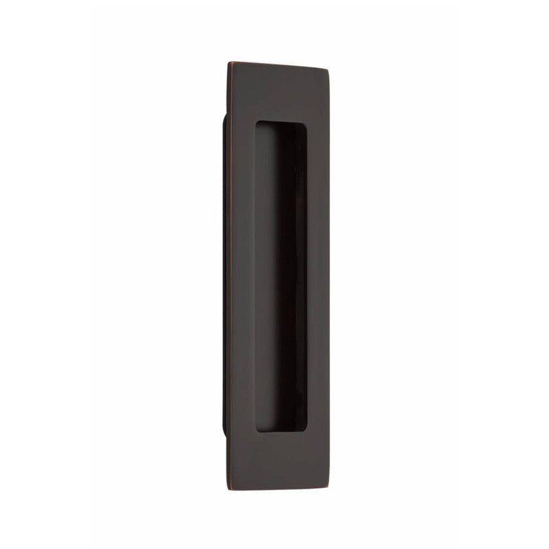 Emtek 6" Modern Rectangular Solid Brass Flush Door Pull