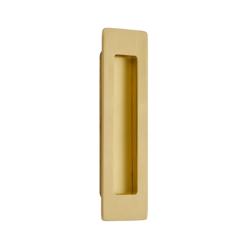 Emtek 6" Modern Rectangular Solid Brass Flush Door Pull