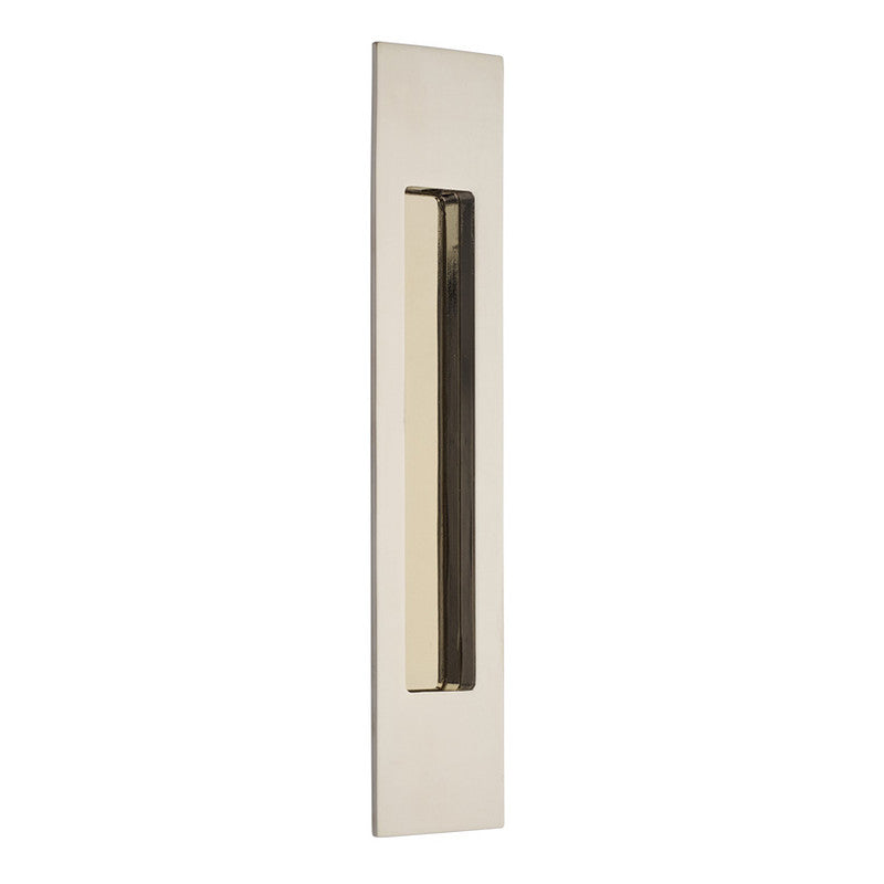 Emtek 10" Modern Rectangular Solid Brass Flush Door Pull