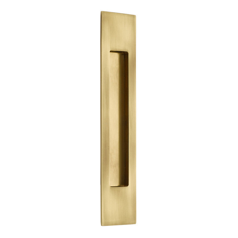 Emtek 10" Modern Rectangular Solid Brass Flush Door Pull