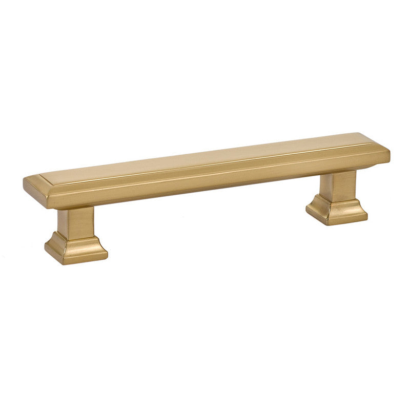 Emtek Geometric Rectangular Solid Brass Cabinet Pull