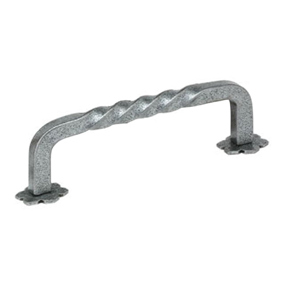 Emtek Lafayette Wrought Steel Cabinet Pull