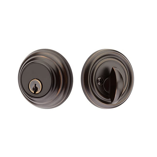 Emtek 8455 -  Low Profile Solid Brass Single Cylinder Deadbolt