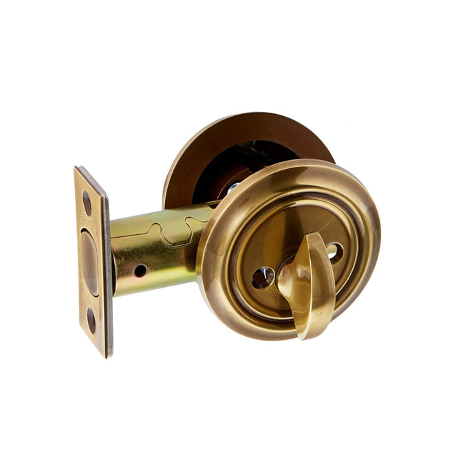 Emtek 8455 -  Low Profile Solid Brass Single Cylinder Deadbolt