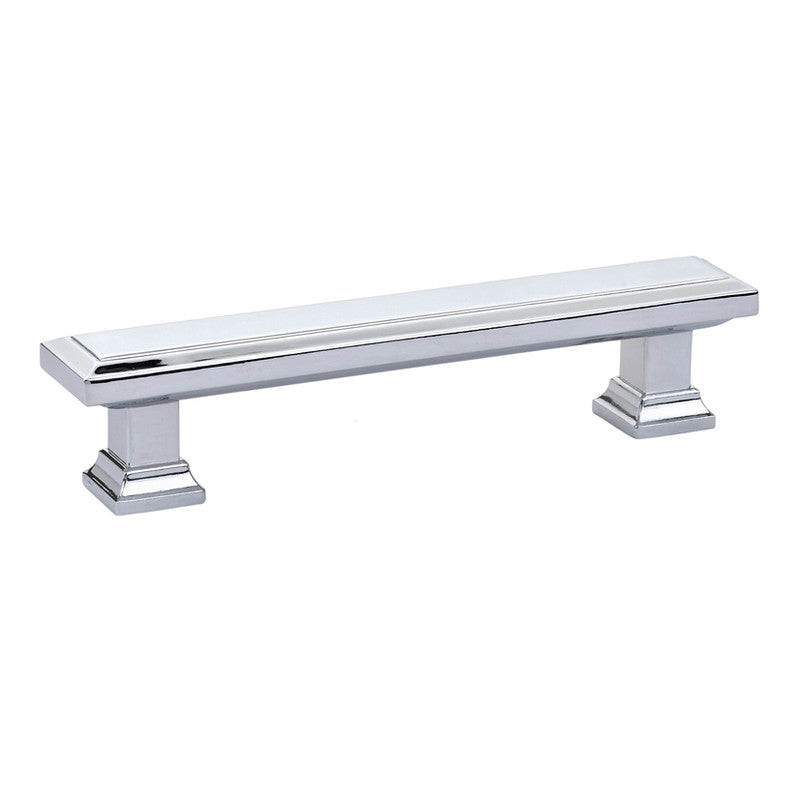 Emtek Geometric Rectangular Solid Brass Cabinet Pull