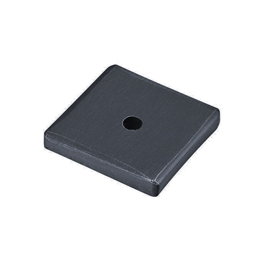 Sandcast Bronze Square Backplate for Cabinet Knobs