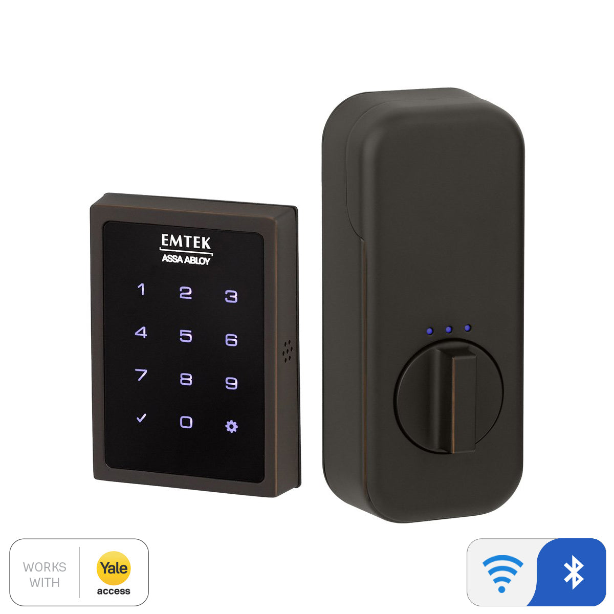 Emtek EMPowered Motorized Touchscreen SMART Keypad Deadbolt