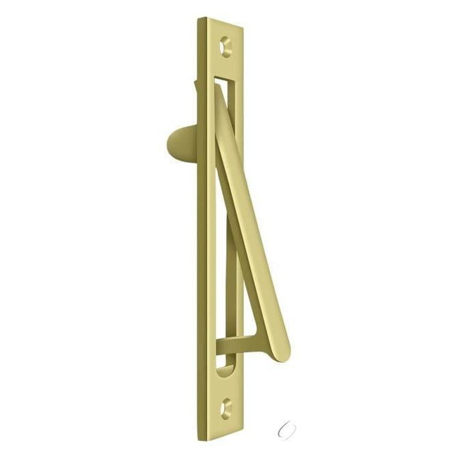 EP6125U3 Edge Pull Heavy Duty; 6-1/4"; Bright Brass Finish