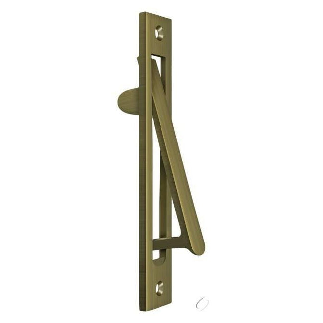 EP6125U5 Edge Pull Heavy Duty; 6-1/4"; Antique Brass Finish