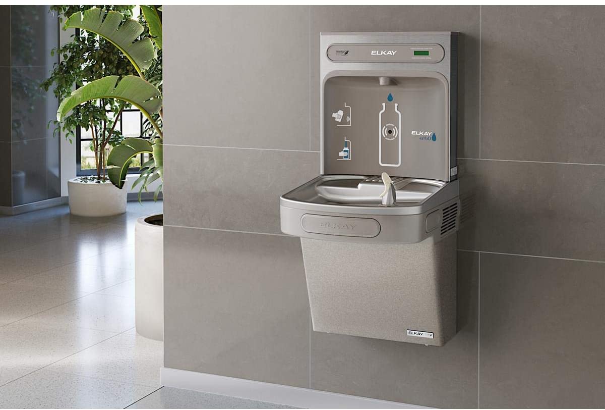 Elkay EZSG8WSLK - EZH2O Bottle Filling Station & Single ADA Cooler, High Efficiency Non-Filtered 8 G