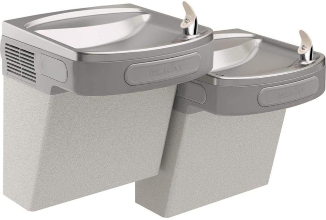 Elkay EZSTL8LC - Elkay EZSTL8LC Wall Mount Bi-Level ADA Versatile Cooler, Non-Filtered, 8 GPH, Light