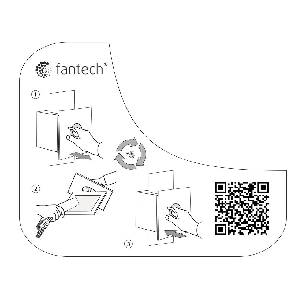 Fantech DBLT4W - 4" Secondary Lint Trap