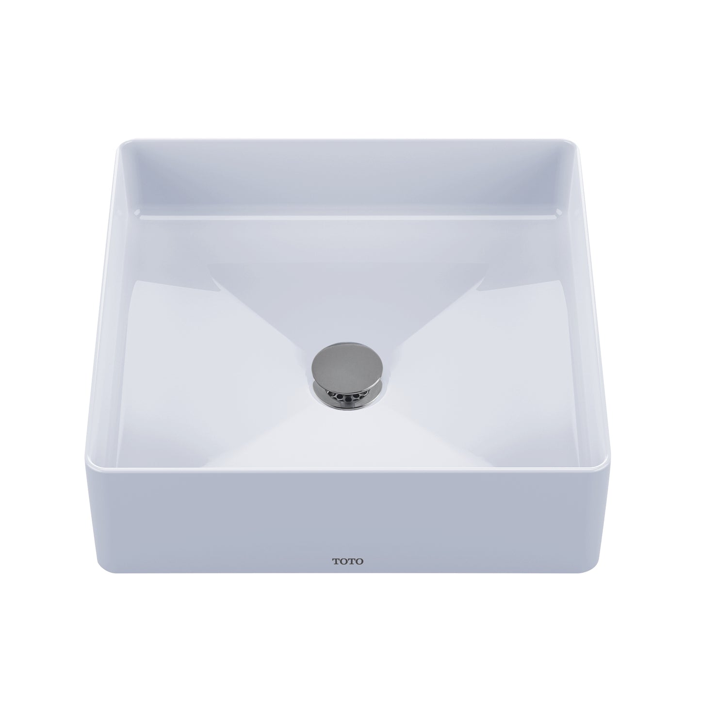 Toto LT574#01 - Arvina 16 5/8" Fireclay Square Vessel Lavatory Sink- Cotton