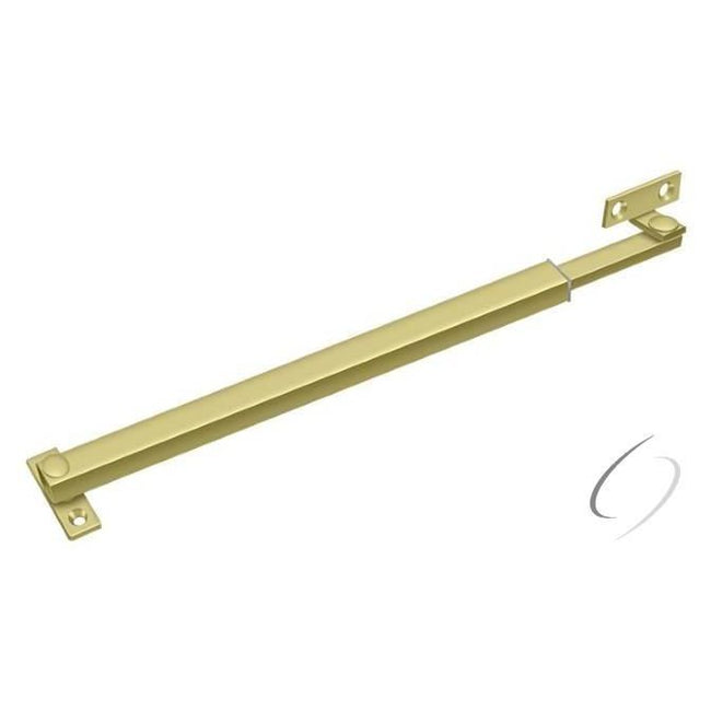 FCA12U3 12" Friction Casement Adjuster; Bright Brass Finish