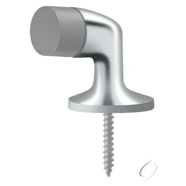 FDB138U26 Floor Door Bumper 1-3/8"; Bright Chrome Finish