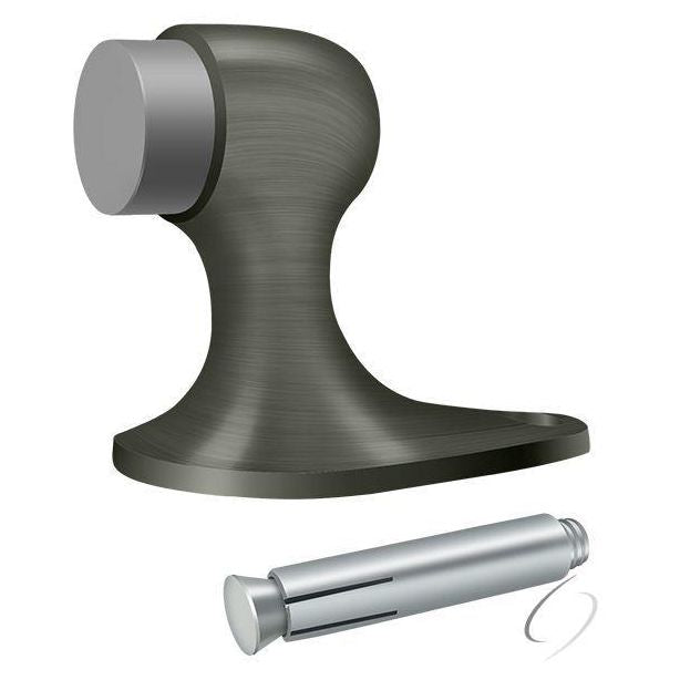 FDB218U15A Floor Door Bumper 2-1/8"; Antique Nickel Finish