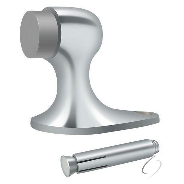 FDB218U26 Floor Door Bumper 2-1/8"; Bright Chrome Finish