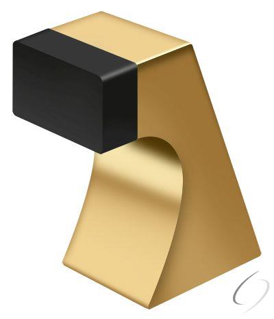 FDB250CR003 2-1/2" Contemporary Floor Door Bumper Lifetime Brass Finish
