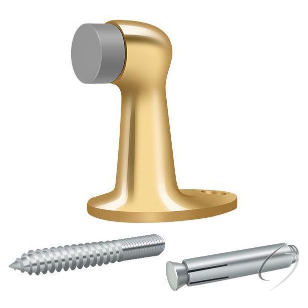 FDB278CR003 Floor Door Bumper 2-7/8"; Lifetime Brass Finish