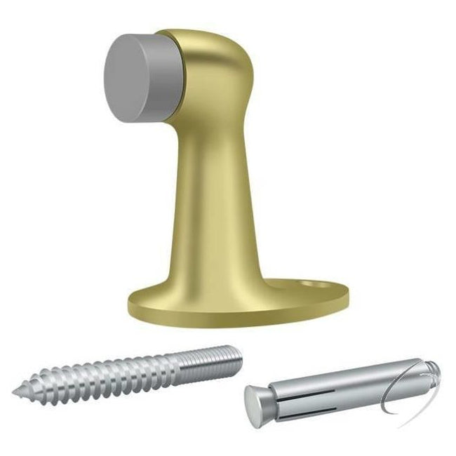 FDB278U3 Floor Door Bumper 2-7/8"; Bright Brass Finish