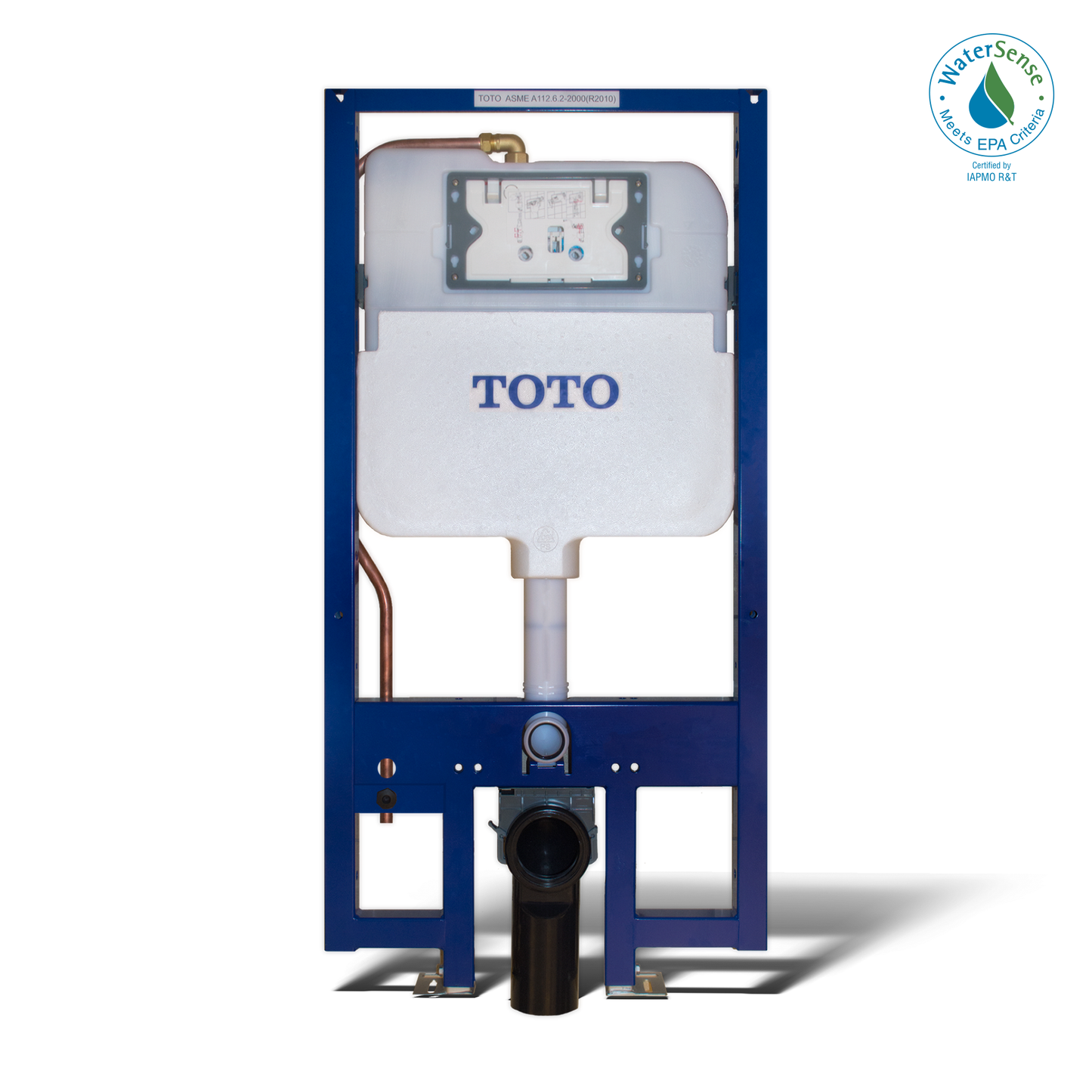 Toto WT173M - 1.28 GPF Dual Flush In-Wall Toilet Tank Only with Washlet+ and Copper Supply Line