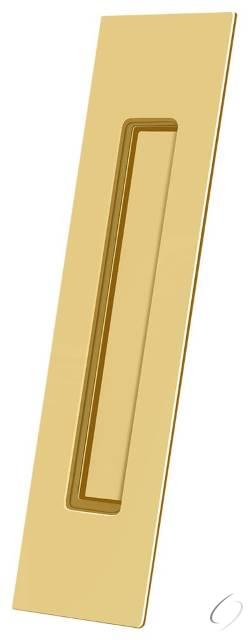 FP10225CR003 Flush Pull; 10" x 2-1/4" x 3/4"; Lifetime Brass Finish