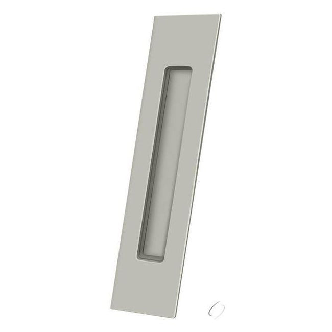 FP10225U15 Flush Pull; 10" x 2-1/4" x 3/4"; Satin Nickel Finish