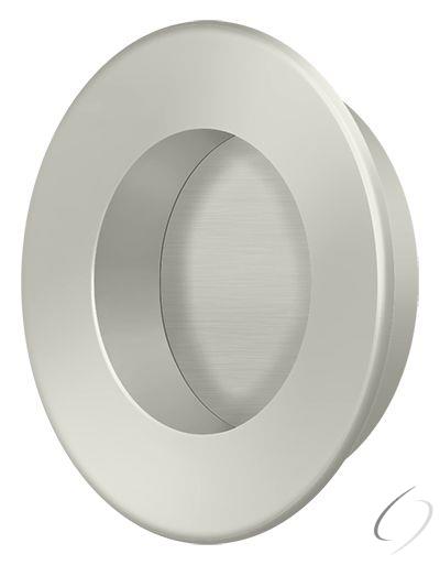 FP178U15 1-7/8" Round Flush Pull Satin Nickel Finish