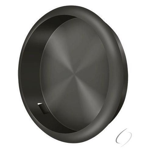 FP221RU10B Flush Pull; Round; 2-1/8" Diameter; Oil Rubbed Bronze Finish