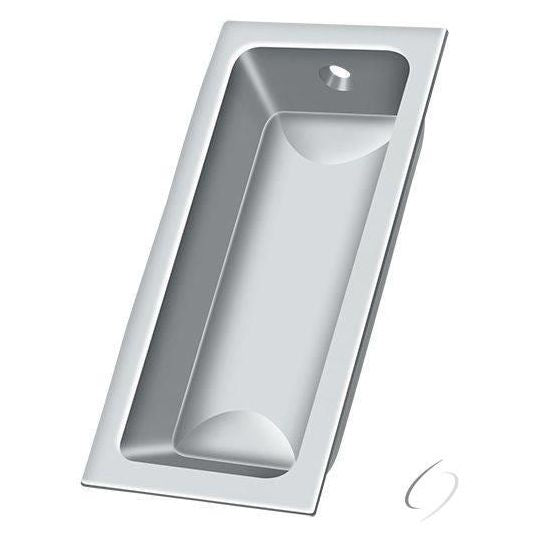 FP227U26 Flush Pull; Large; 3-5/8" x 1-3/4" x 1/2"; Bright Chrome Finish